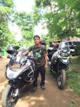 With my two BMW big bikes! 